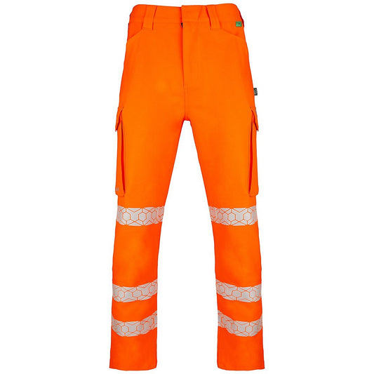 Envirowear Hi-Vis Trousers, Orange, 32S