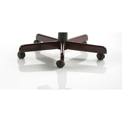 Chesterfield Executive Chair, Fixed Height Arms, Burgundy
