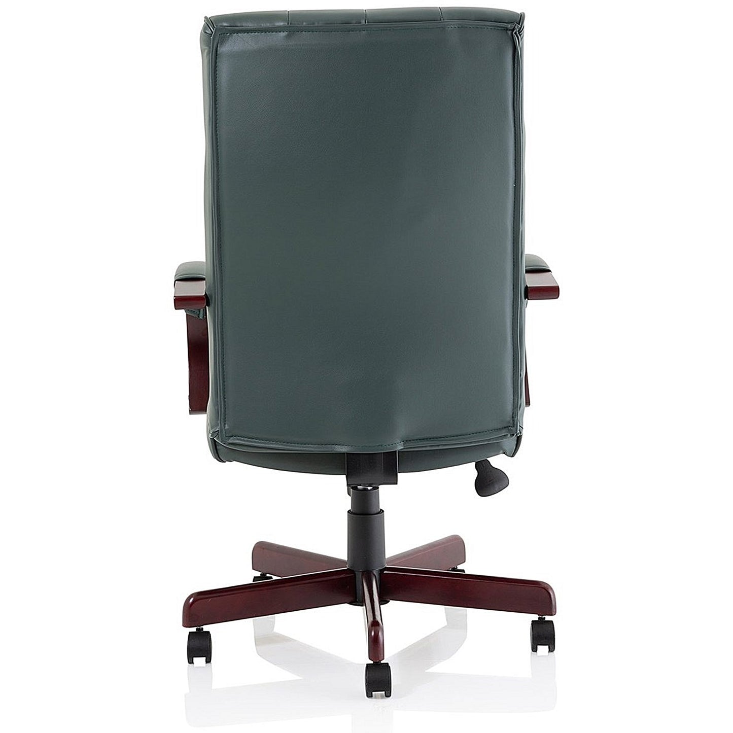 Chesterfield Executive Chair, Fixed Height Arms, Green