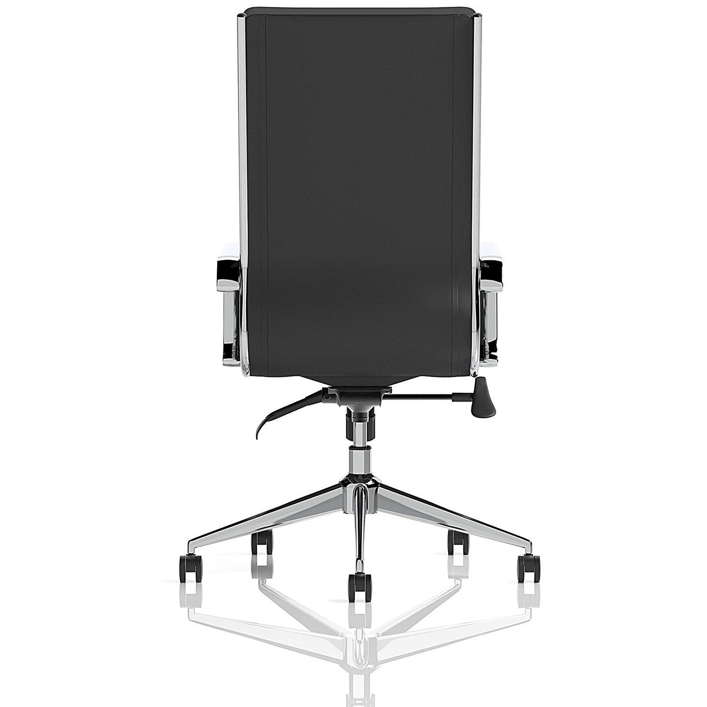 Savoy Executive Chair, Fixed Height Arms, Black