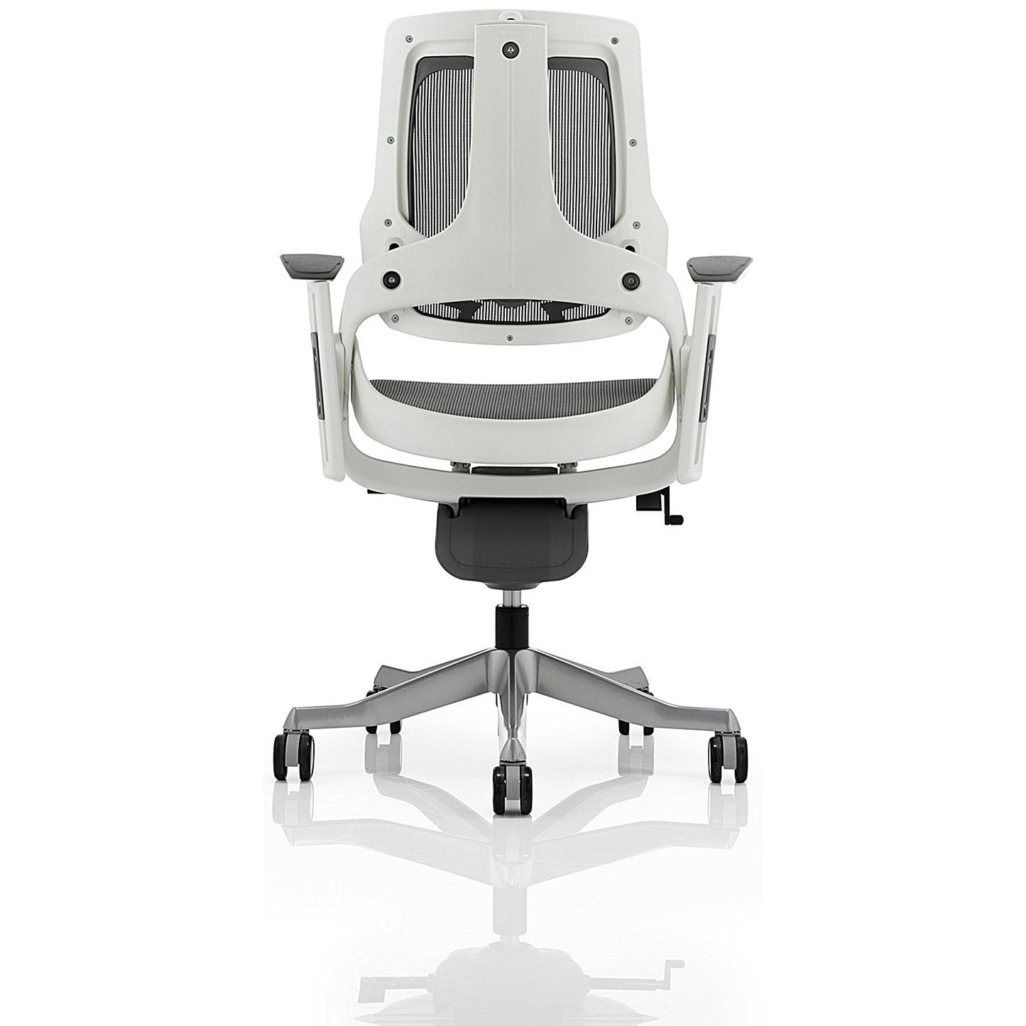 Zure Executive Mesh Chair, Height Adjustable Arms, Charcoal