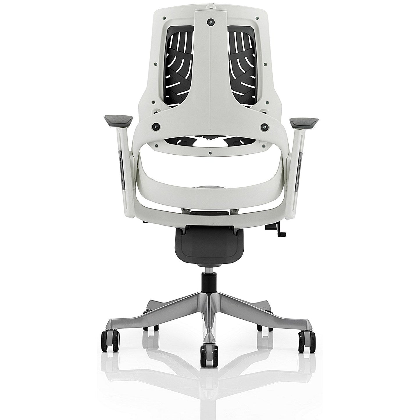 Zure Elastomer Executive Chair, Height Adjustable Arms, Grey
