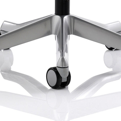 Zure Elastomer Executive Chair, Height Adjustable Arms, Grey