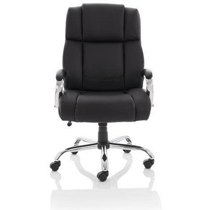 Texas Executive Heavy Duty Chair, Fixed Height Arms, Black