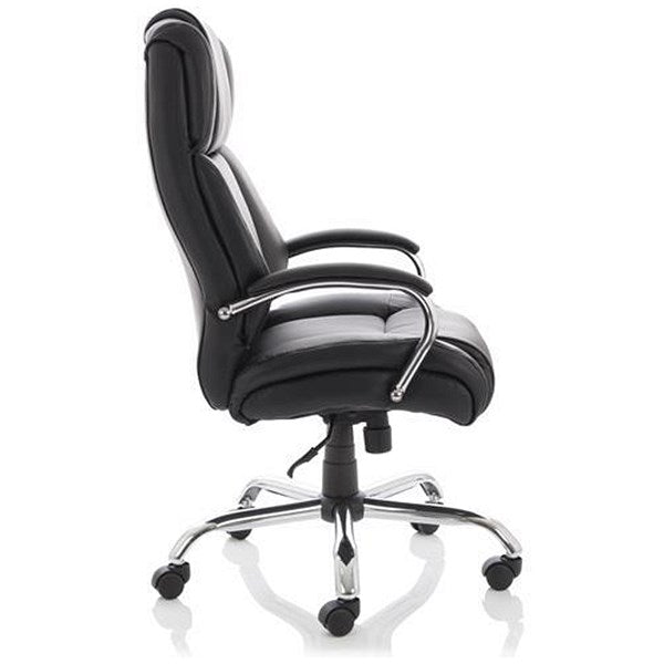Texas Executive Heavy Duty Chair, Fixed Height Arms, Black