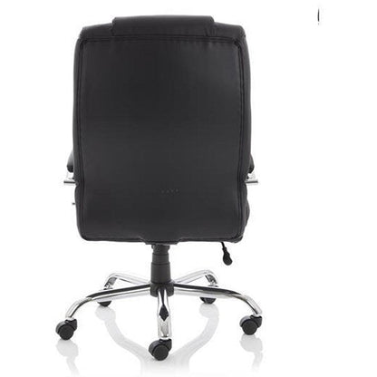Texas Executive Heavy Duty Chair, Fixed Height Arms, Black