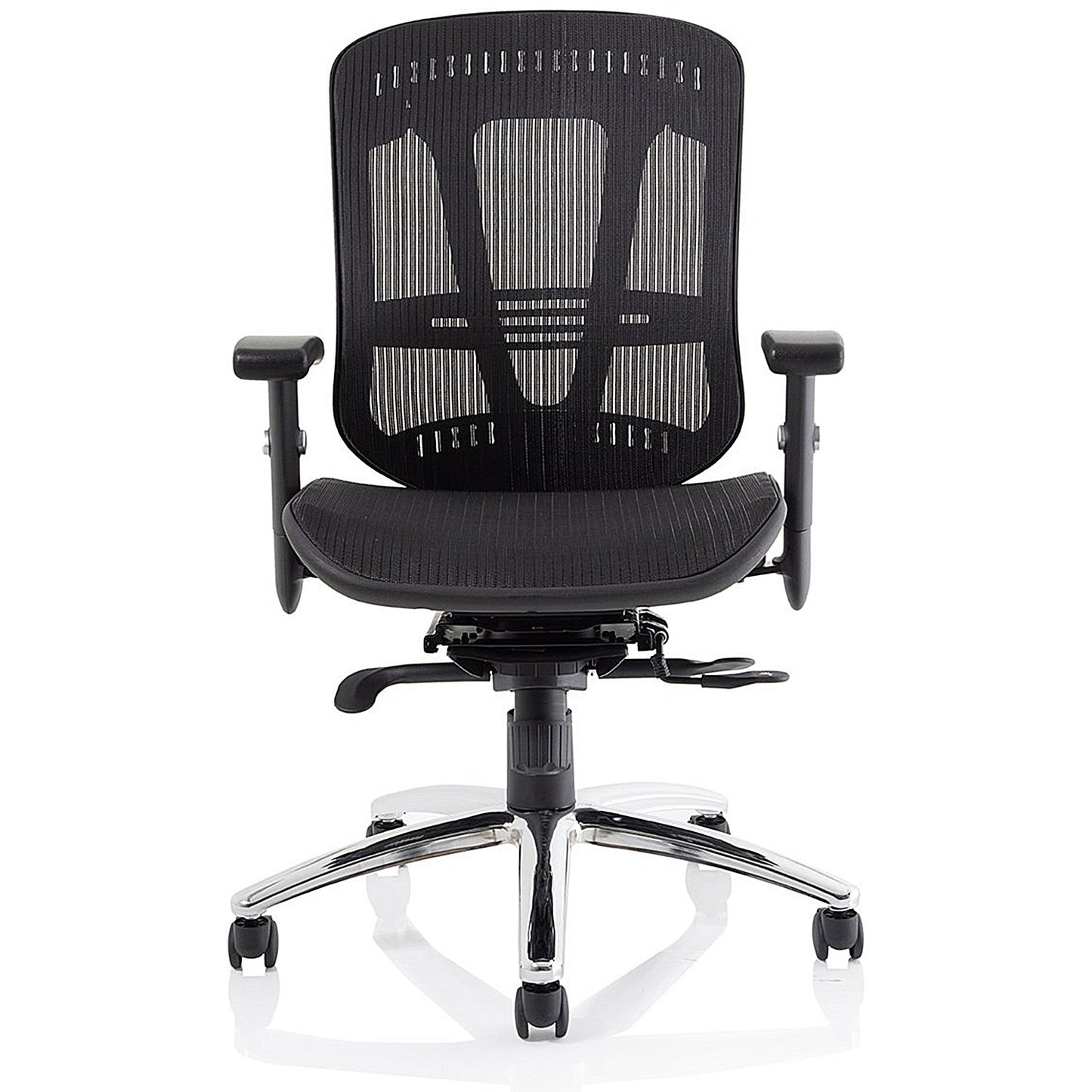 Mirage II Mesh Executive Chair, Height Adjustable Arms, Black