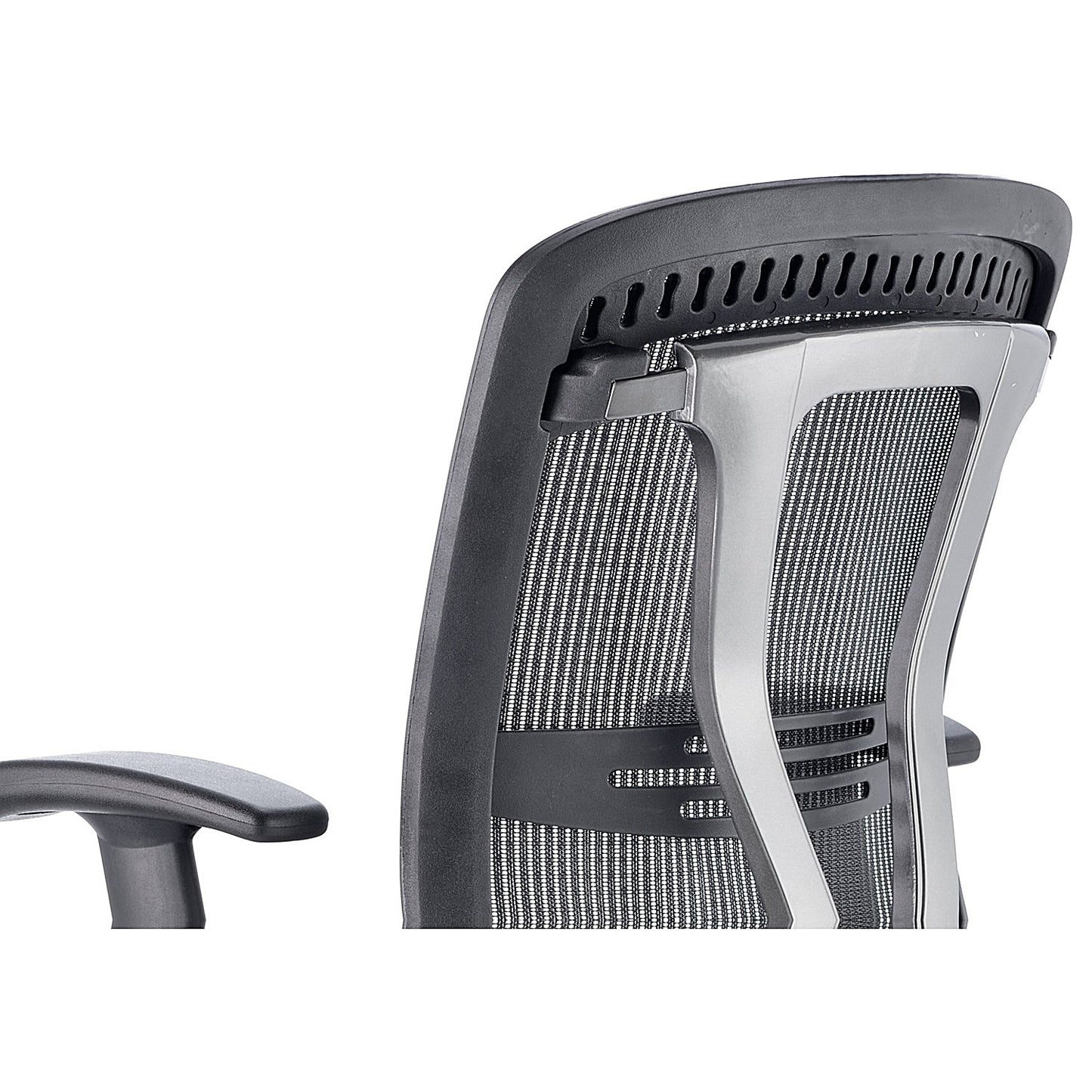 Mirage II Mesh Executive Chair, Height Adjustable Arms, Black