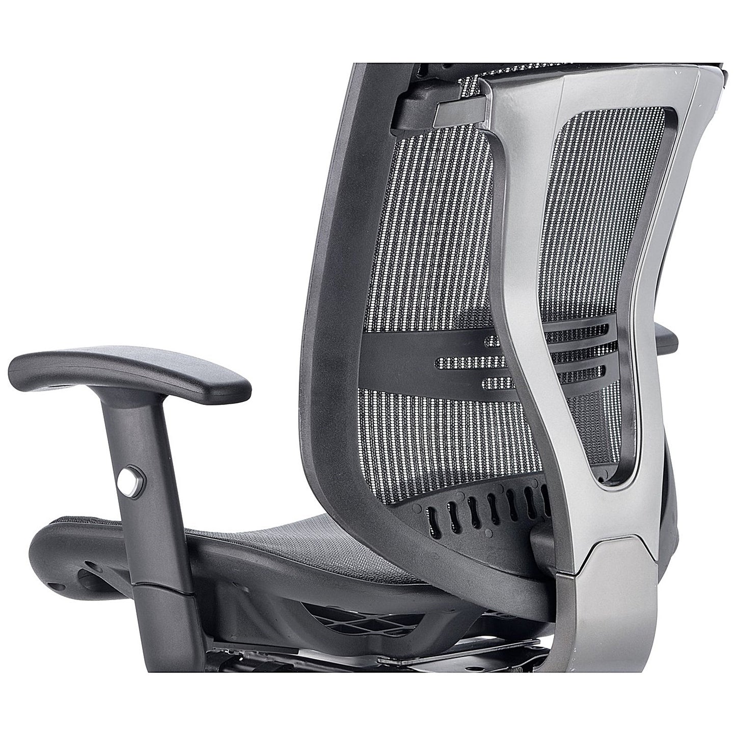 Mirage II Mesh Executive Chair, Height Adjustable Arms, Black