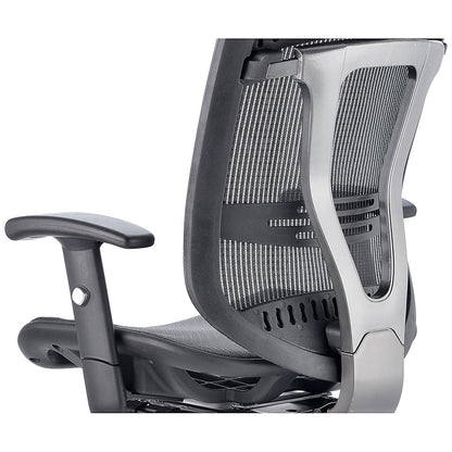 Mirage II Mesh Executive Chair, Height Adjustable Arms, Black