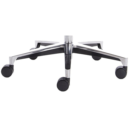Mien Executive Chair, Fixed Height Arms, Black & Mink