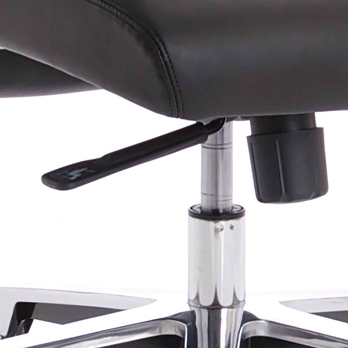 Mien Executive Chair, Fixed Height Arms, Black