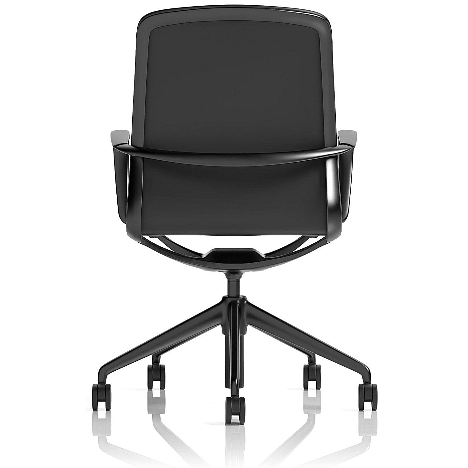 Lucia Executive Chair, Fixed Height Arms, Black Easy2Order : EX000263