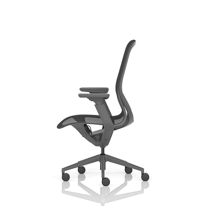 Lumo Executive Mesh Chair, Height Adjustable Arms, Shadow Grey