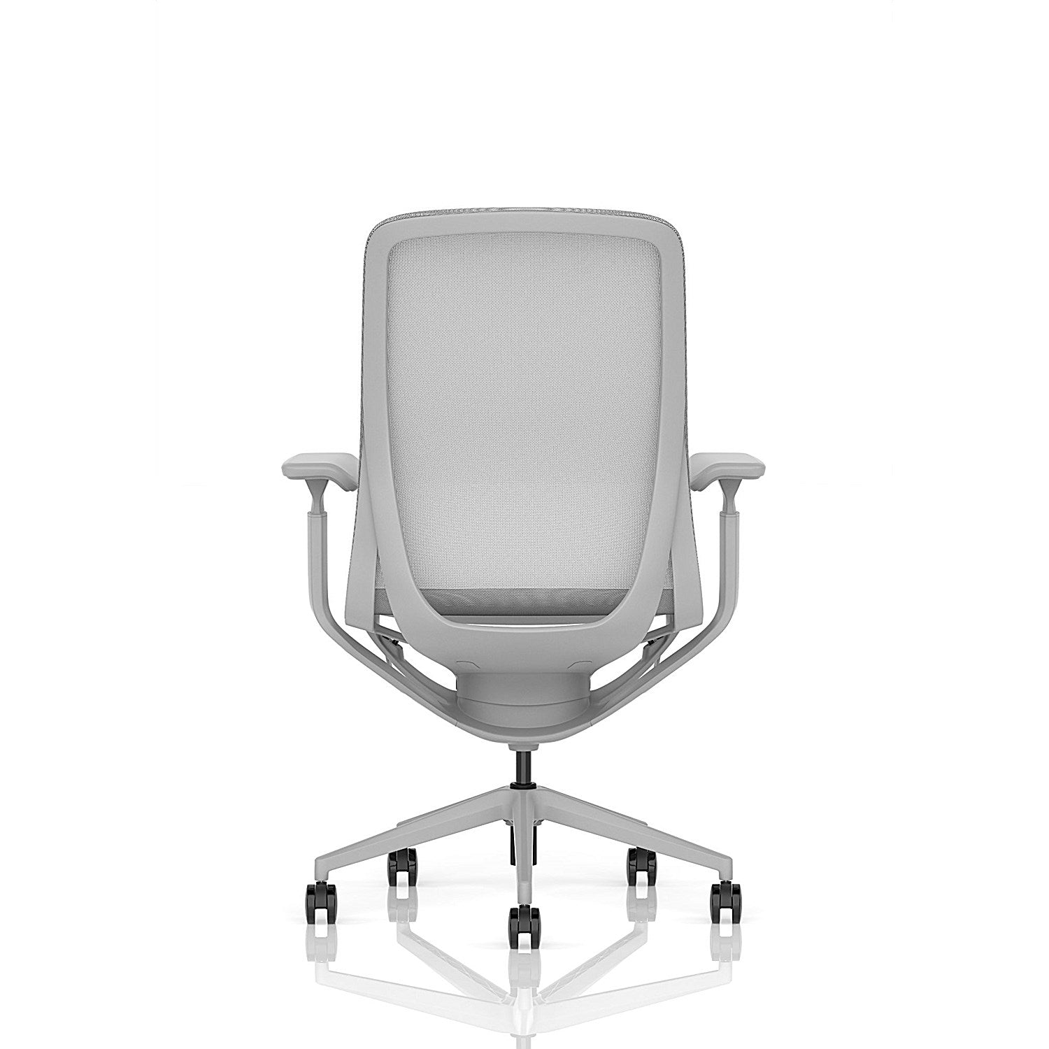 Lumo Executive Mesh Chair, Height Adjustable Arms, Halo Grey Easy2Order : EX000269