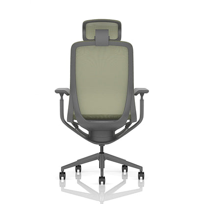 Lumo Executive Mesh Chair With Headrest, Height Adjustable Arms, Verge Green Easy2Order : EX000272