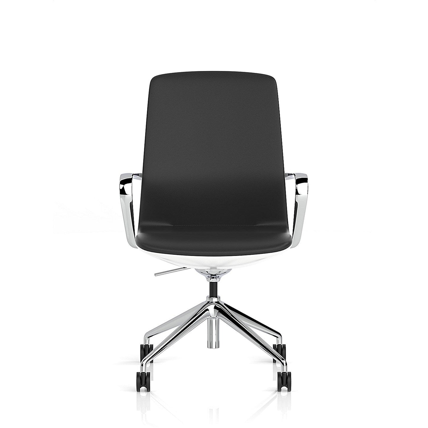 Mara Black PU White Shell Executive Office Chair