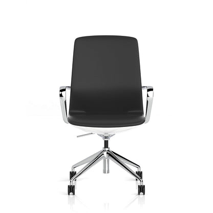 Mara Black PU White Shell Executive Office Chair