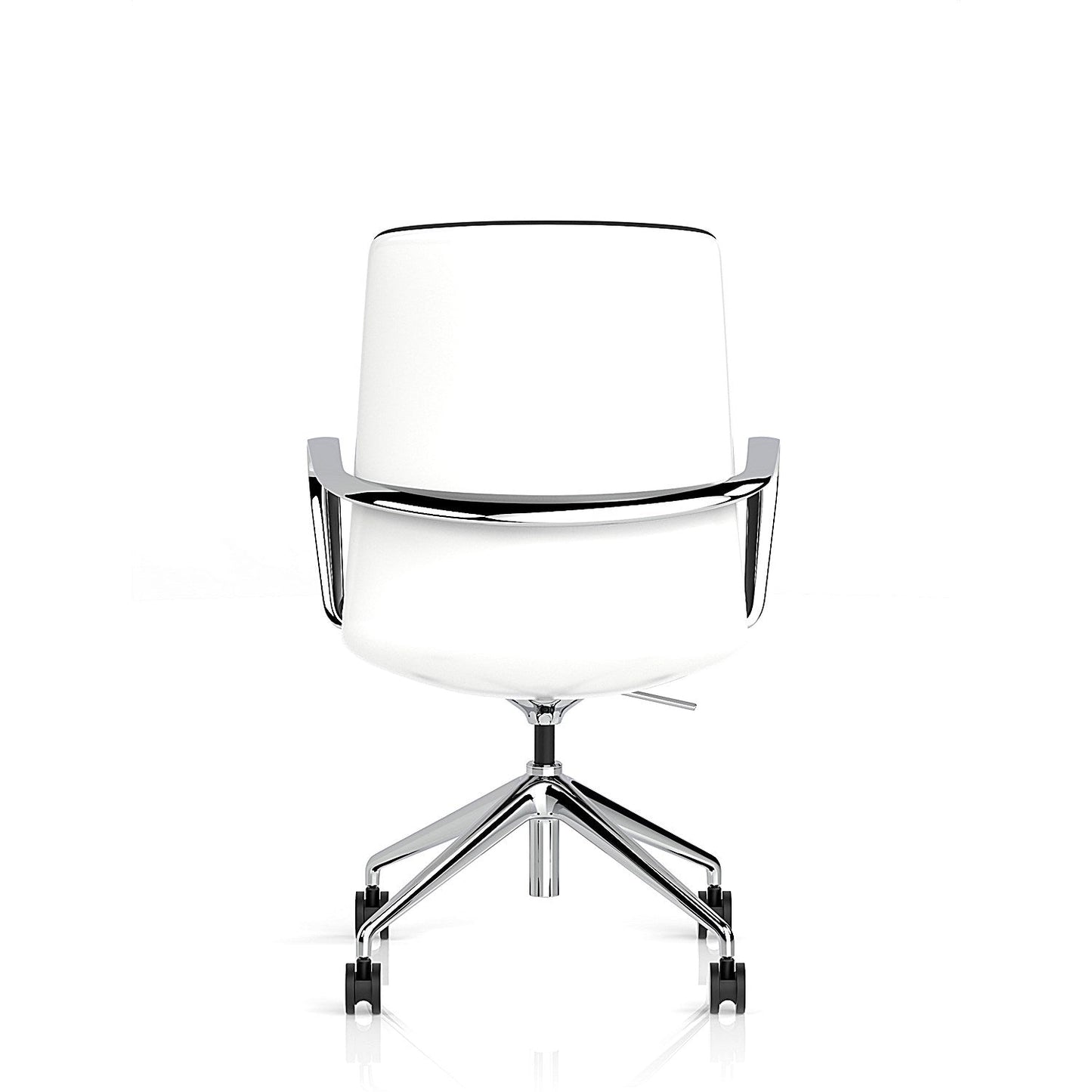 Mara Black PU White Shell Executive Office Chair Easy2Order : EX000275