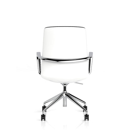 Mara Black PU White Shell Executive Office Chair Easy2Order : EX000275