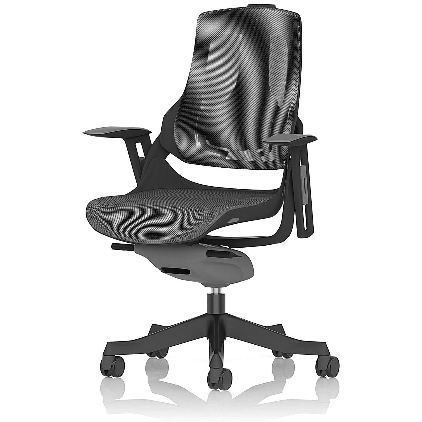 Zure Noir Black Shell Black Base Charcoal Mesh
