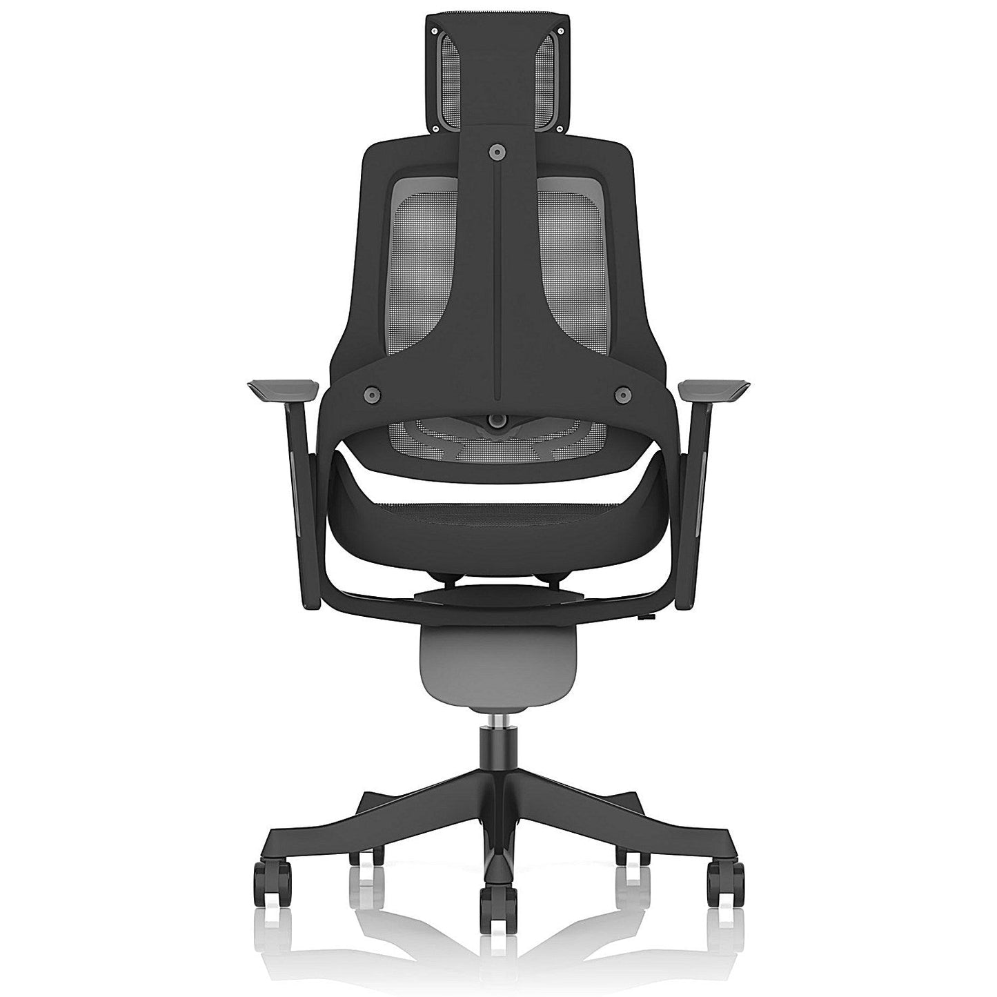 Zure Noir Black Shell Black Base Charcoal Mesh with Headrest Easy2Order : EX000278