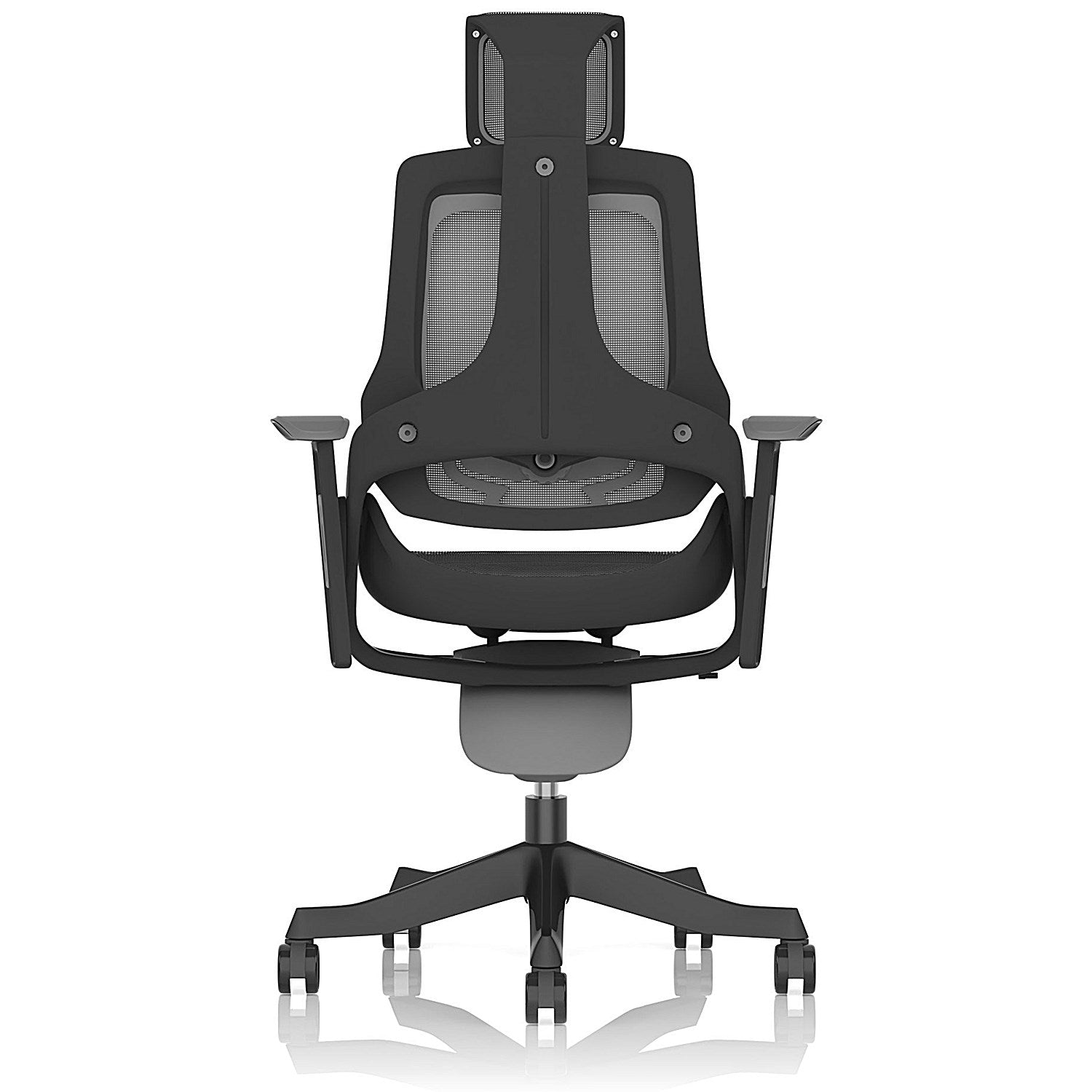 Zure Noir Black Shell Black Base Charcoal Mesh with Headrest Easy2Order : EX000278