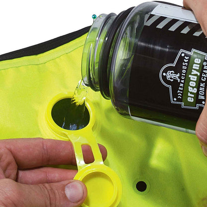 Ergodyne Premium Dry Evaporative Cooling Vest, Lime Green, XL
