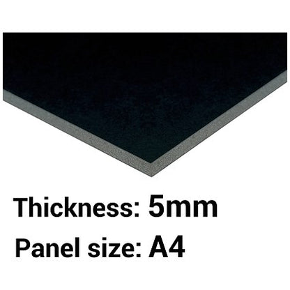 Foamboard, A4, Black, 5mm Thick, Box of 20
