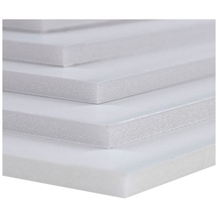 Self-adhesive Foamboard, 30" x 40", White, 3mm Thick, Box of 35