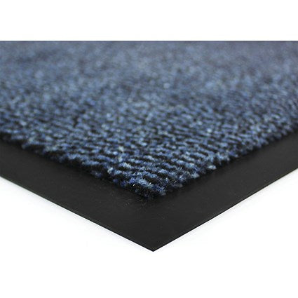 Floortex Door Mat, Dust & Moisture Control, Polypropylene, 900mmx1500mm, Blue