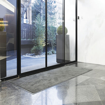 Floortex Indoor Entrance Mat, Hard Wearing, 800x1200mm, Grey