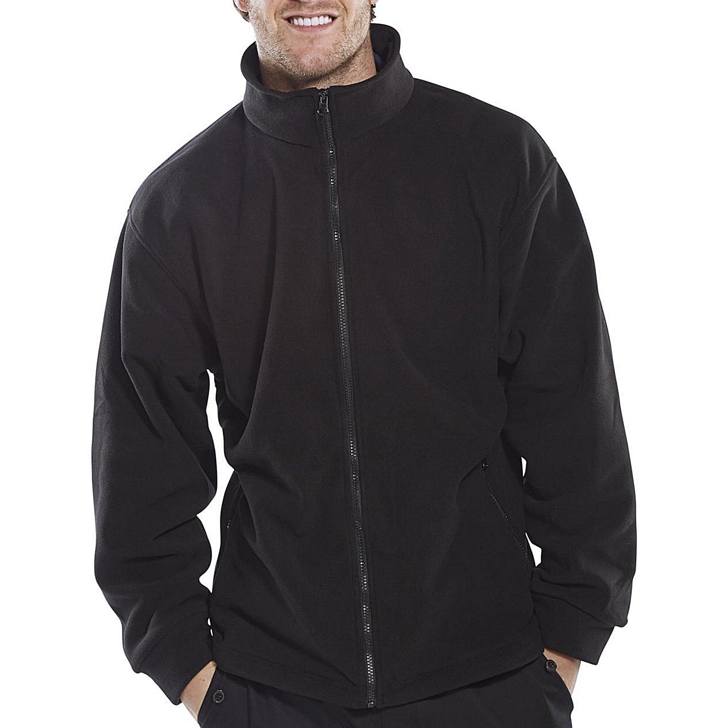 Beeswift Standard Fleece Jacket, Black, Large Easy2Order : FLJBLL