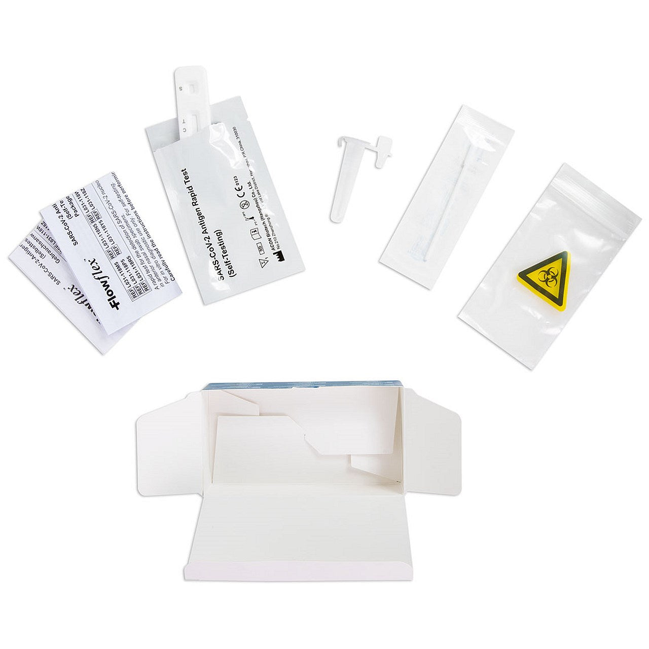 FlowFlex Rapid Lateral Flow Covid-19 Antigen Test, 10 Individual Tests