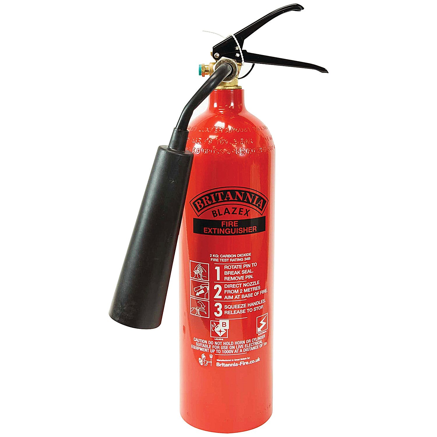Fireking Carbon Dioxide Fire Extinguisher, 2kg