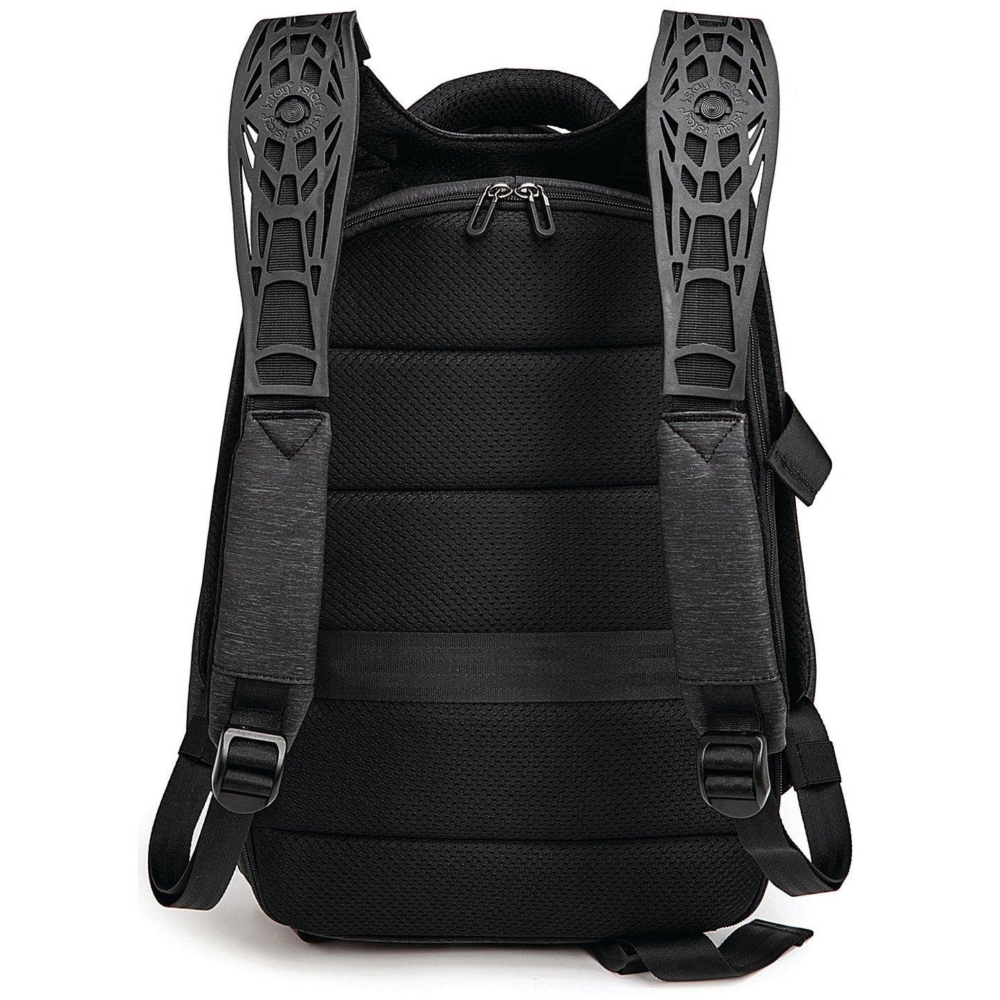 i-Stay Water Resistant Laptop/Tablet Expandable Backpack, For up to 15.6 Inch Laptops, Grey