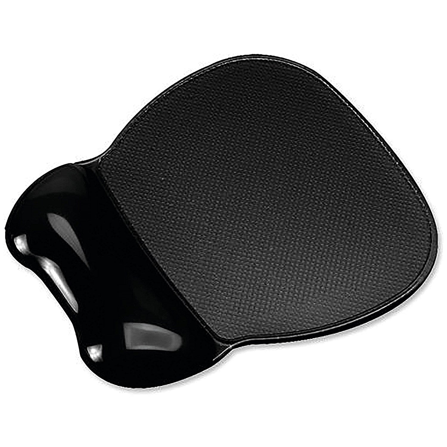 5 Star Mouse Mat Pad with Wrist Rest, Easy Clean, Soft Gel, Black Easy2Order : FS4039916