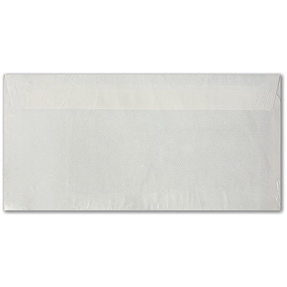 5 Star DL Window Envelopes, Peel and Seal, 80gsm, White, Pack of 25