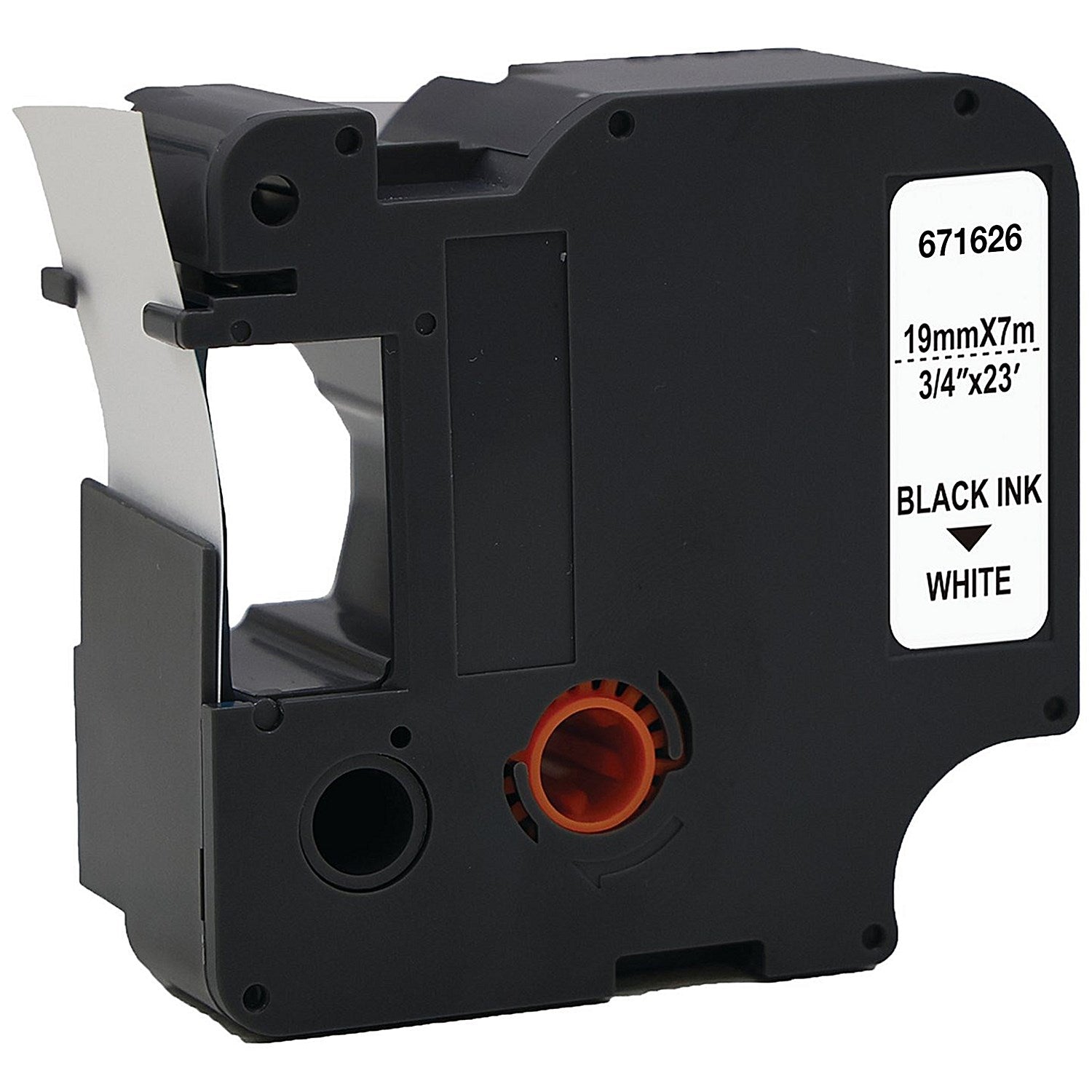 Five Star Non-OEM Replacement for Dymo 45803 Black on White 19mm x 7m FS671626 Easy2Order : FS671626