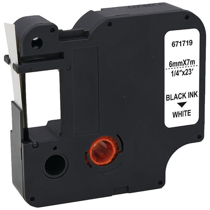 Five Star Non-OEM Replacement for Dymo 43613 Black on White 6mm x 7m FS671719 Easy2Order : FS671719