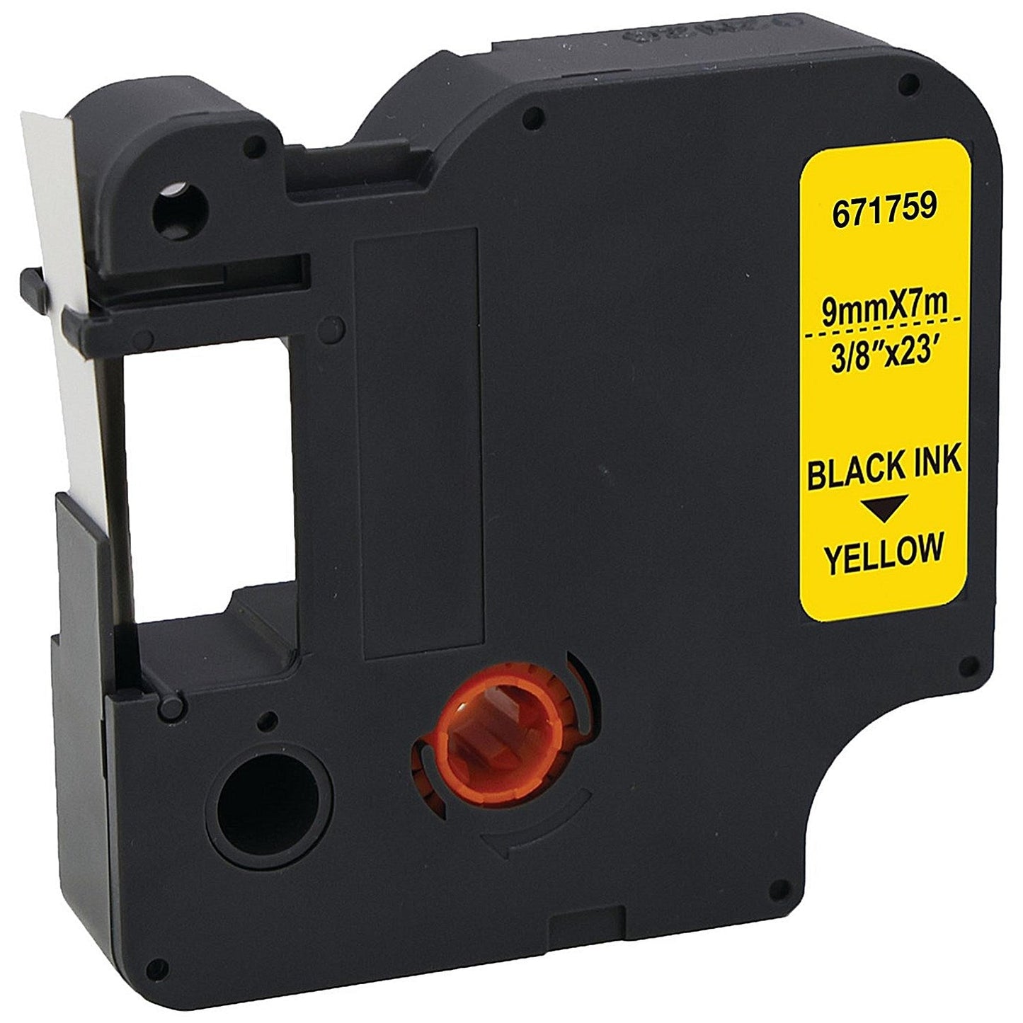 Five Star Non-OEM Replacement for Dymo 40918 Black on Yellow 9mm x 7m FS671759 Easy2Order : FS671759