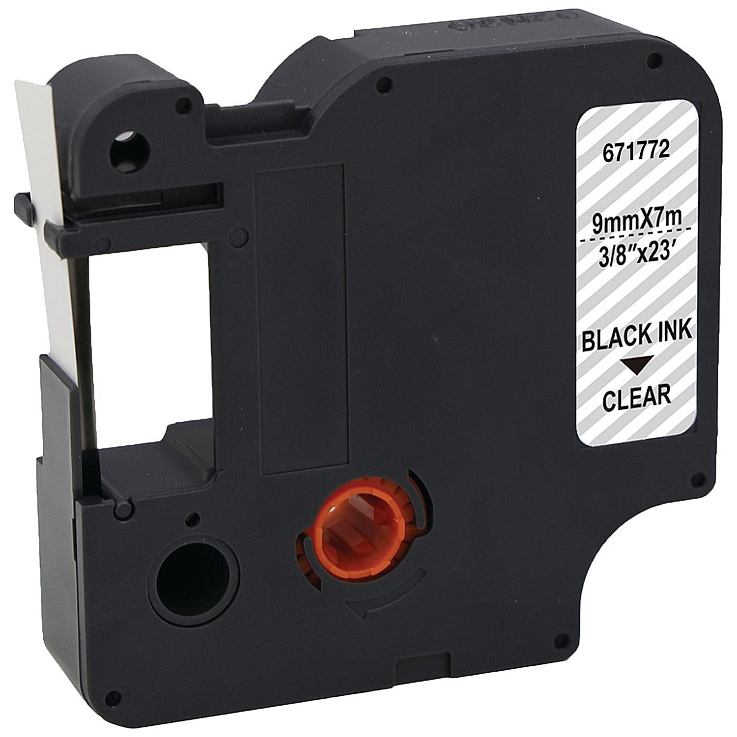 Five Star Non-OEM Replacement for Dymo 40910 Black on Clear 9mm x 7m FS671772 Easy2Order : FS671772