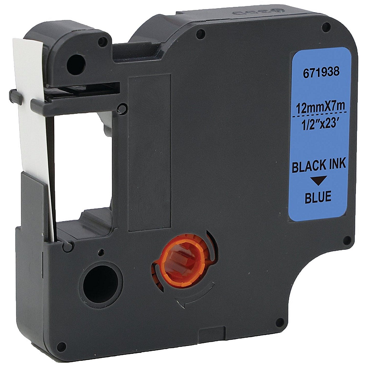 Five Star Non-OEM Replacement for Dymo 45016 Black on Blue 12mm x 7m FS671938 Easy2Order : FS671938