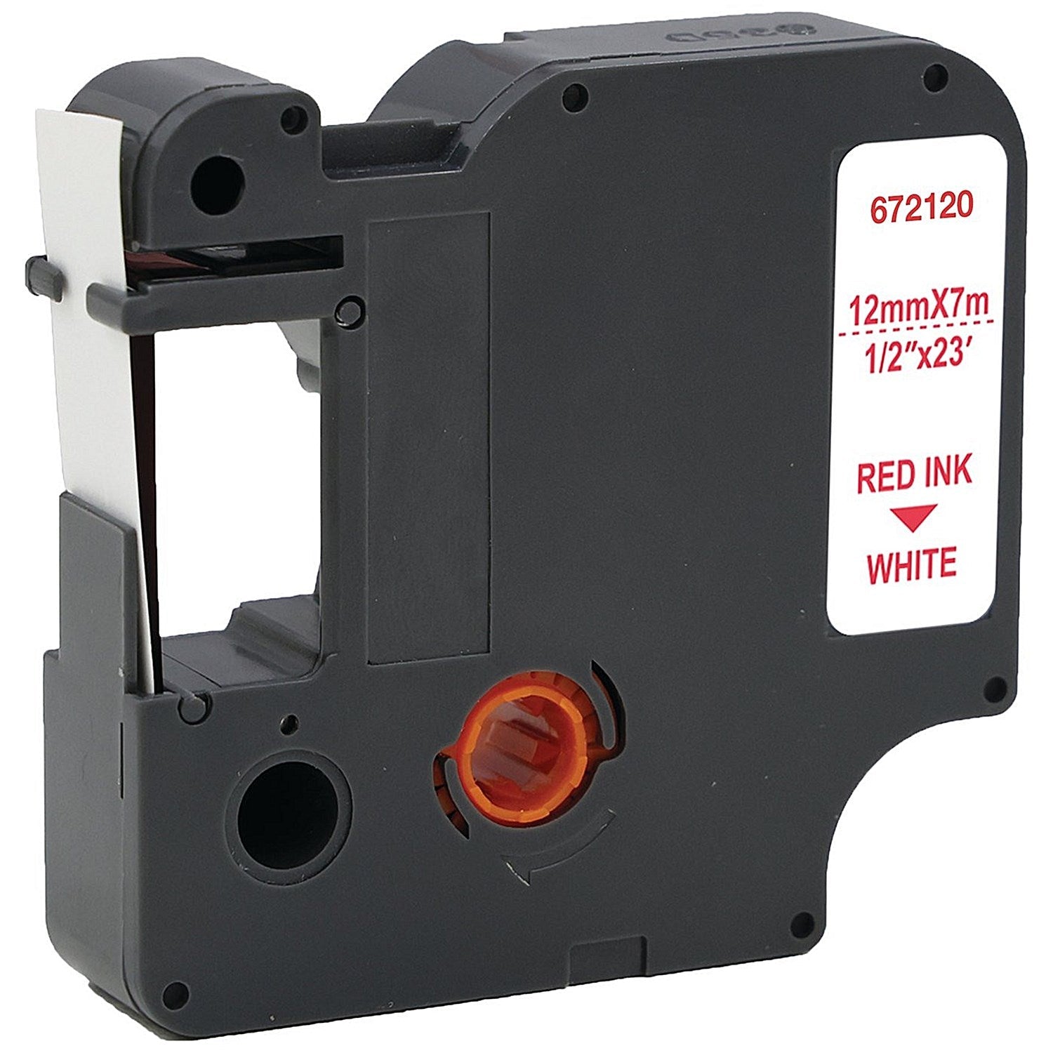 Five Star Non-OEM Replacement for Dymo 45015 Red on White 12mm x 7m FS672120 Easy2Order : FS672120