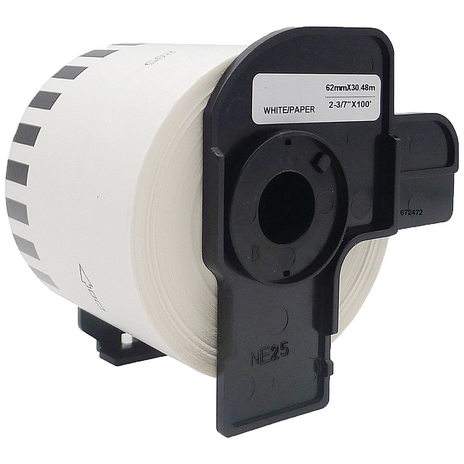 Five Star Non-OEM Replacement for Brother DK-22205 Black on White 62mm x 30.48m FS672472 Easy2Order : FS672472