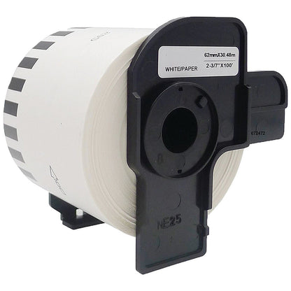 Five Star Non-OEM Replacement for Brother DK-22205 Black on White 62mm x 30.48m FS672472 Easy2Order : FS672472