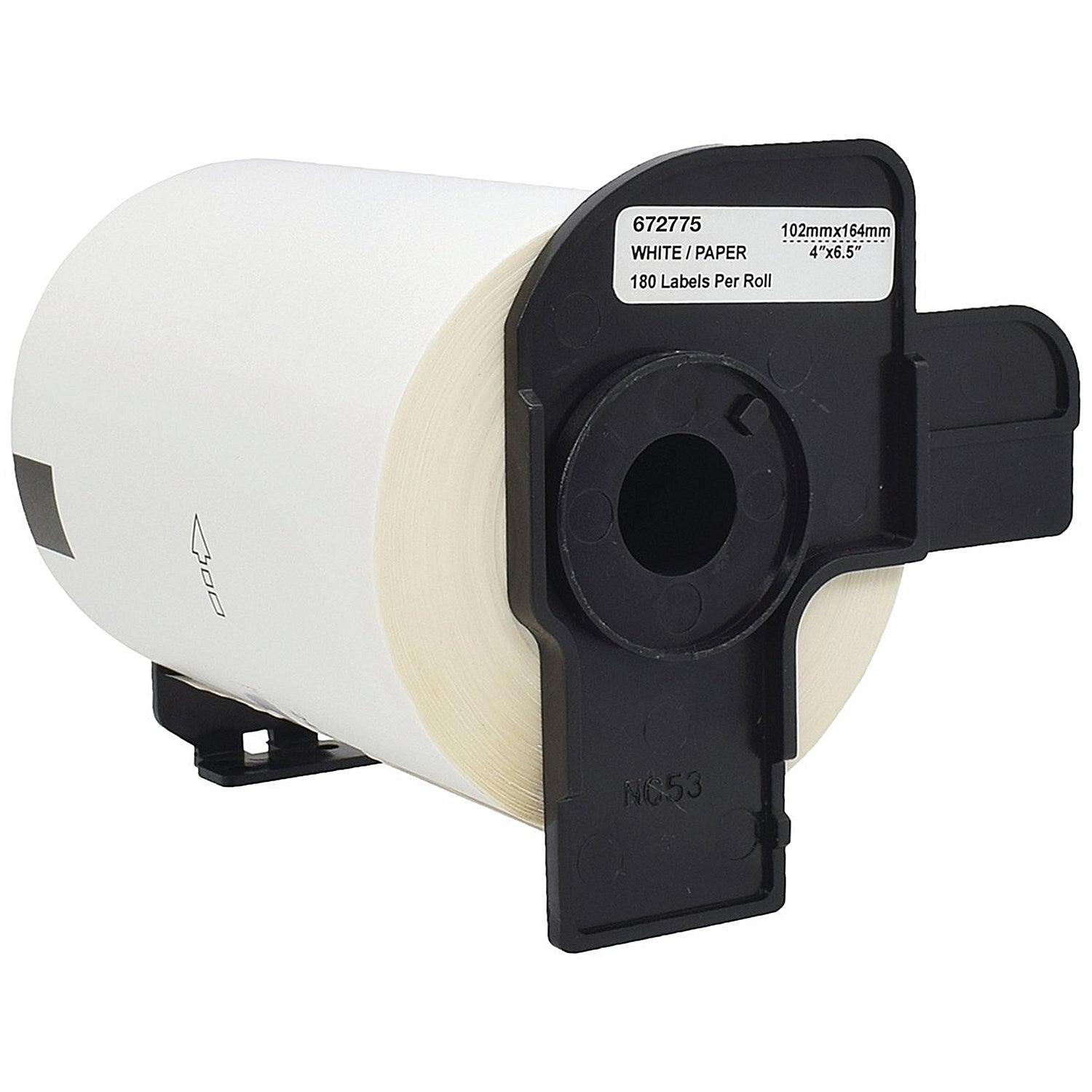 Five Star Non-OEM Replacement for Brother DK-11247 Black on White 103mm x 164mm 180/Roll FS672775 Easy2Order : FS672775