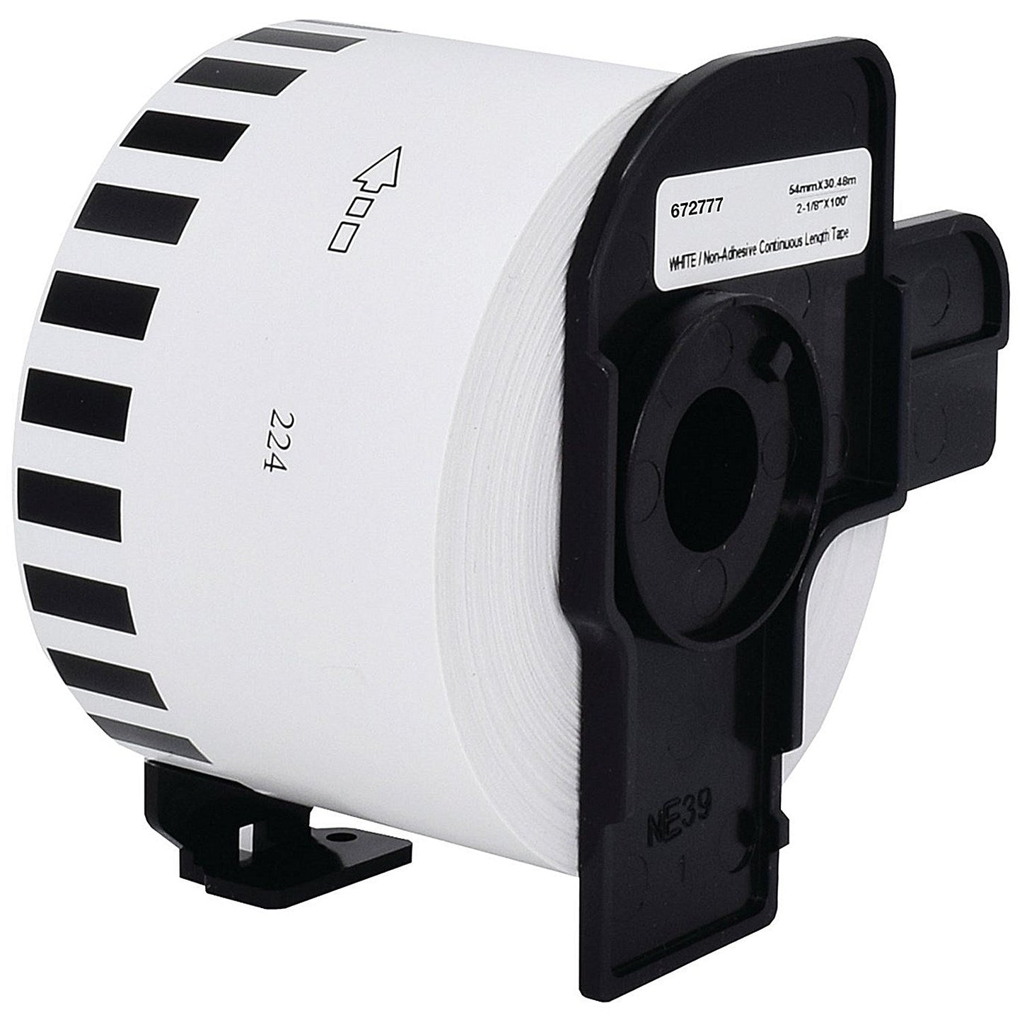 Five Star Non-OEM Replacement for Brother DK-N55224 Black on White 54mm x 30.48m FS672777 Easy2Order : FS672777