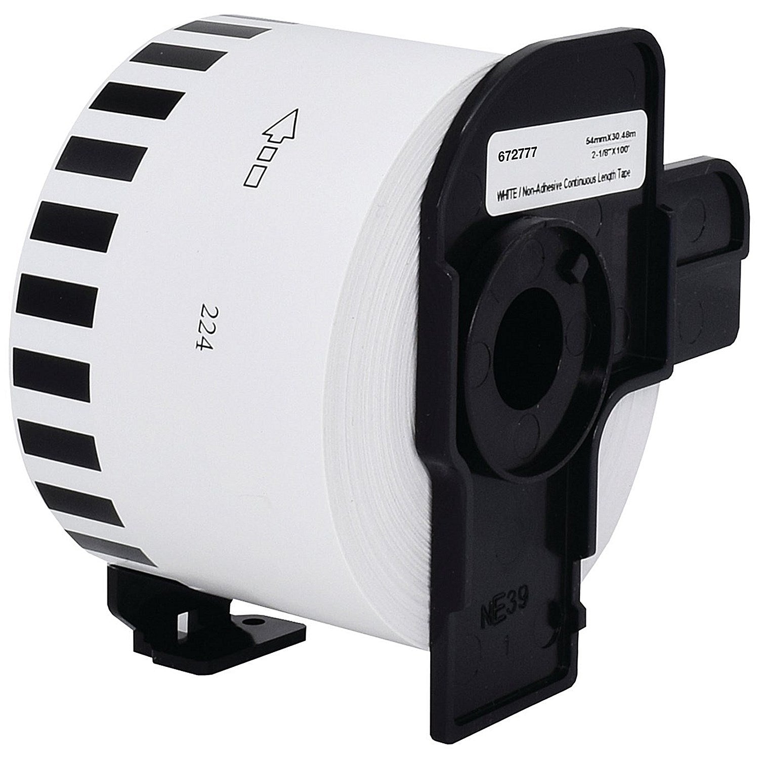 Five Star Non-OEM Replacement for Brother DK-N55224 Black on White 54mm x 30.48m FS672777 Easy2Order : FS672777