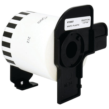 Five Star Non-OEM Replacement for Brother DK-22212 Black on White 62mm x 15.24m FS672907 Easy2Order : FS672907